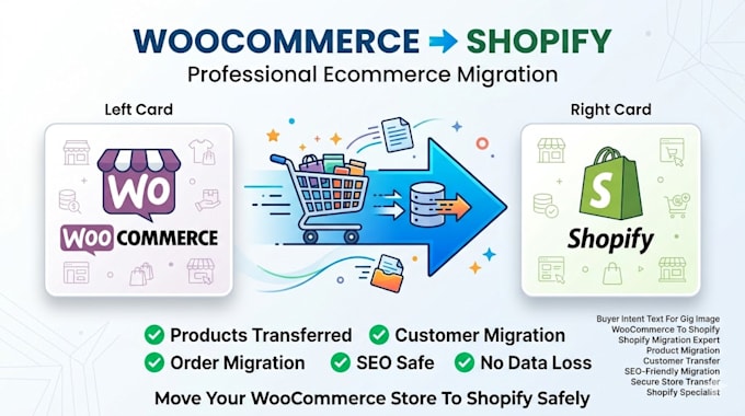 migrate woocommerce store to shopify, woocommerce to shopify migration expert