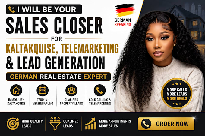 be your sales closer for kaltaquise telemarketing and lead generation