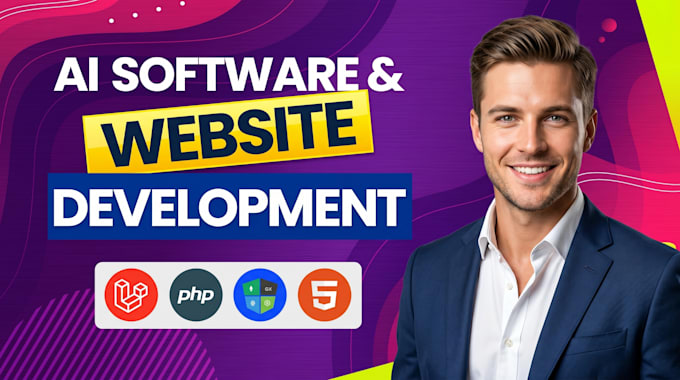 fix ai web application, ai website, ai software as full stack website developer