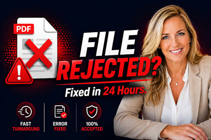 fix your rejected ingramspark or draft2digital PDF file in 24 hours