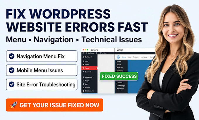 troubleshoot wordpress navigation menu problems header menu and dropdown issues