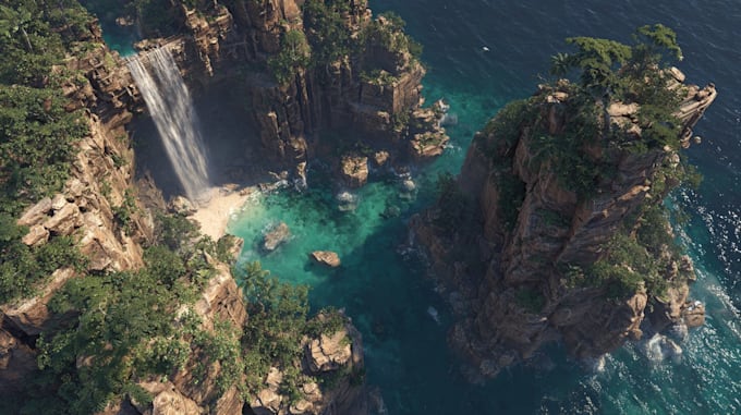 illustrate environments, landscapes, board game, concept art