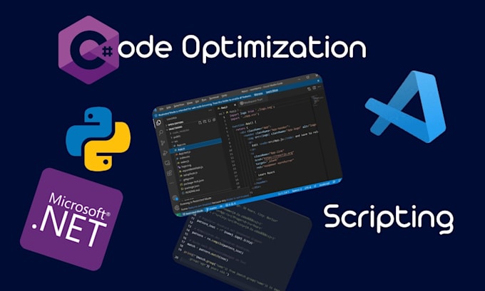 be your software developer and optimize code in visual studio code