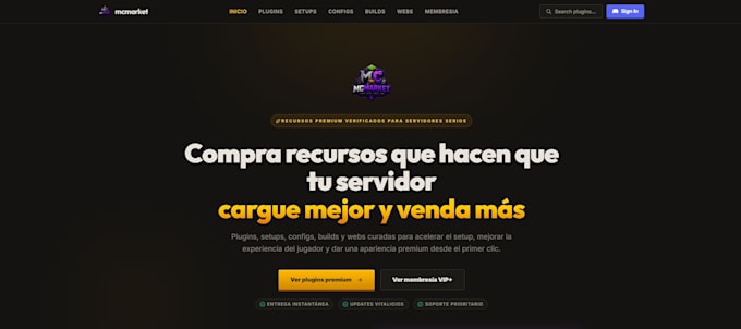 creation of custom websites