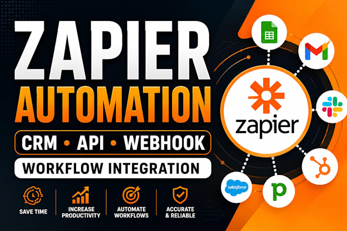 setup zapier automation, webhookapi, CRM workflow integration