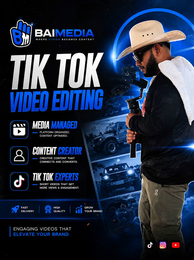 edit engaging tiktok reels and short videos