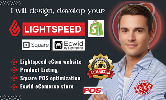 design, develop and setup your ecwid lightspeed ecom, shopify pos integration