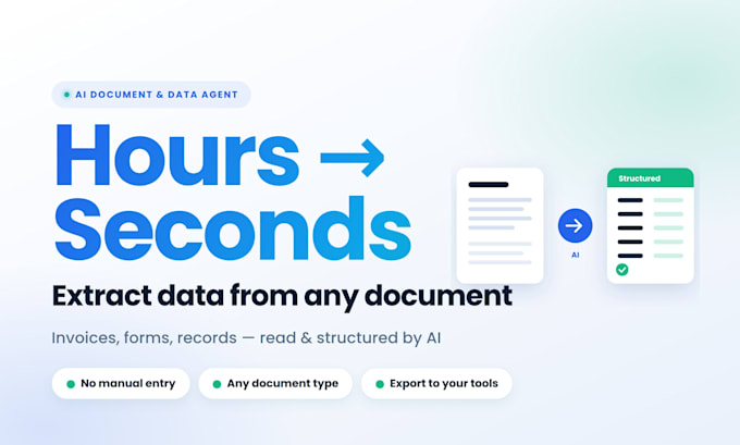 extract and process documents and data with an ai agent