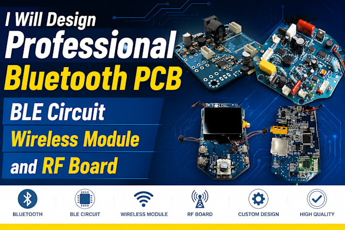 design professional bluetooth pcb ble circuit wireless module and rf board