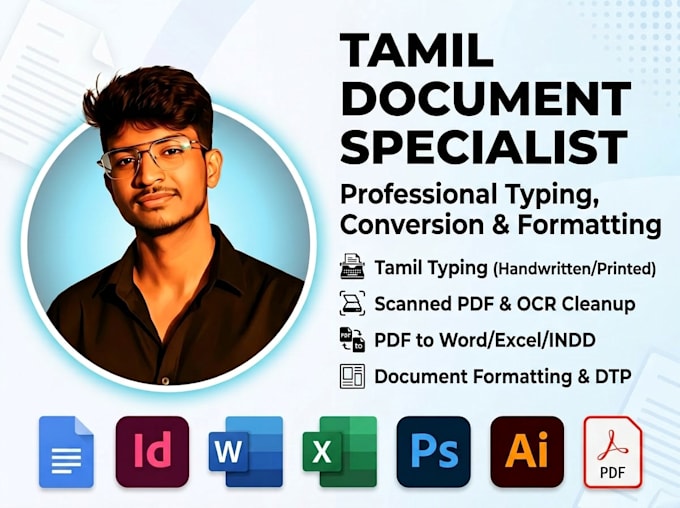 type, convert and format your tamil documents professionally