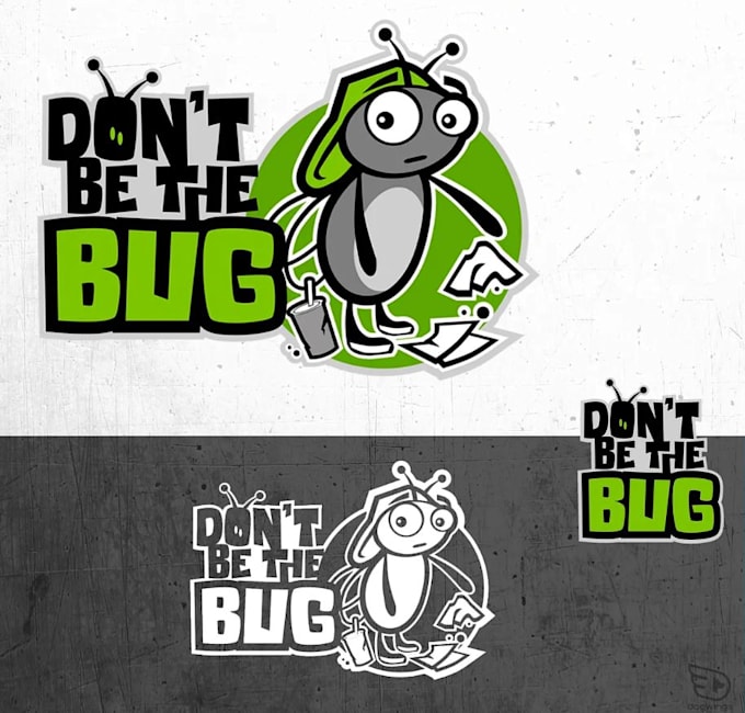 do amazing mascot pest control logo for your brand
