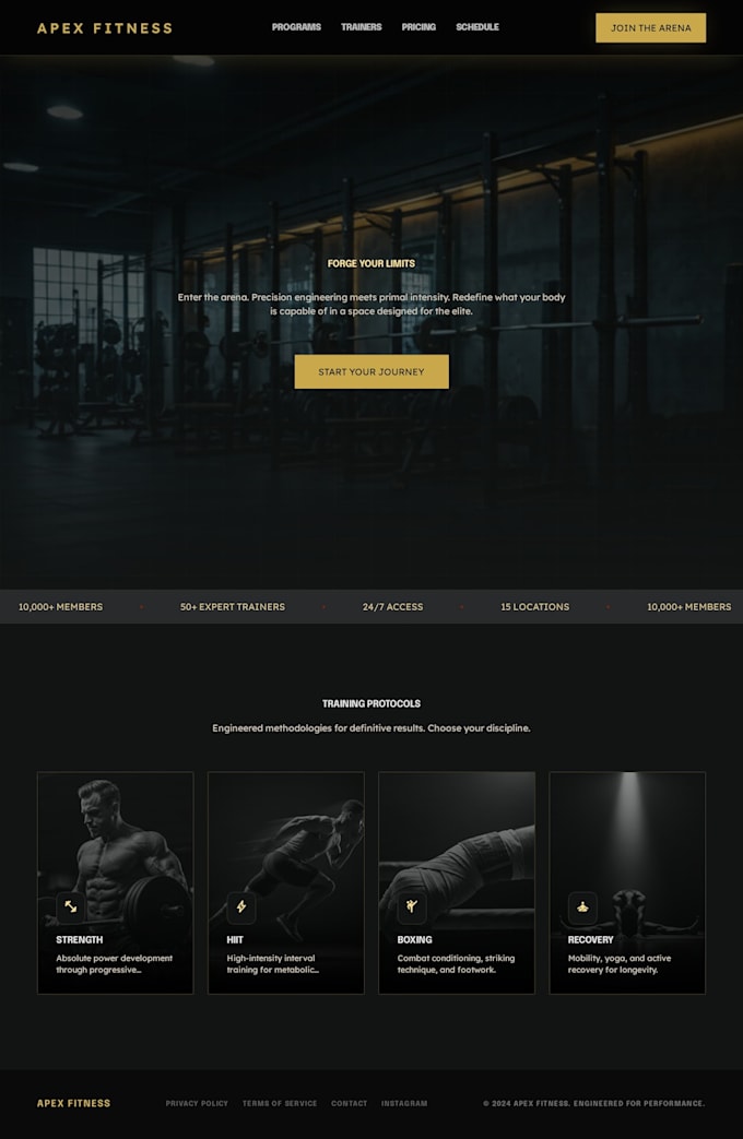 create landing pages to increase clients