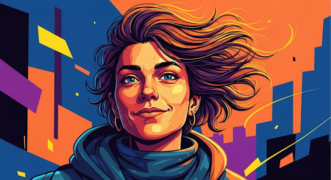 make awesome portrait illustration
