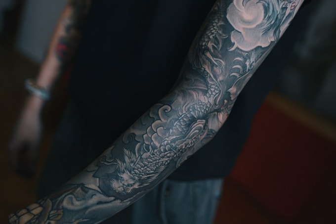 design custom tattoo , tattoo sleeve