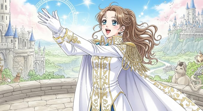 draw commission into anime or manga style art