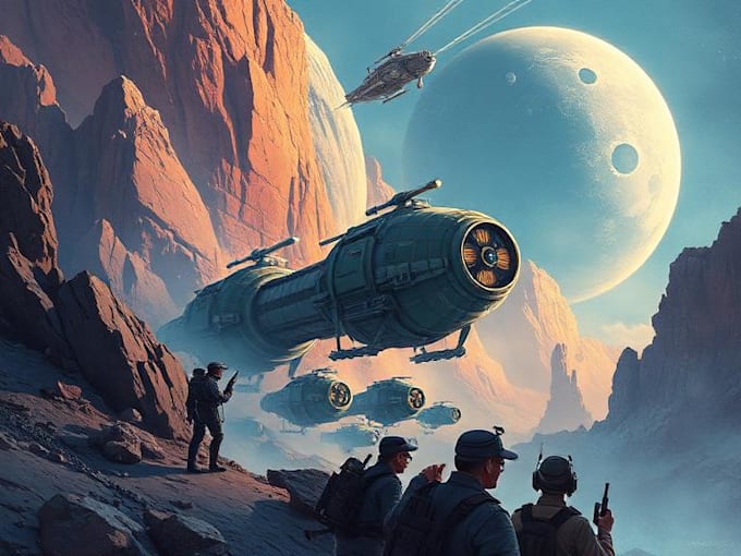 do sci fi illustration and sci fi art