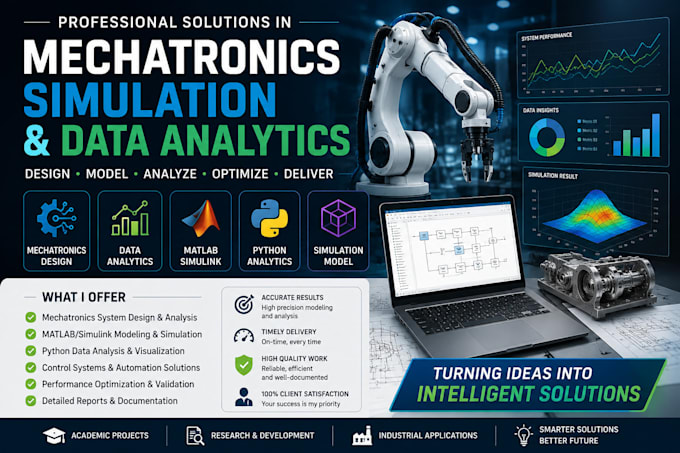 do robotics, thermodynamics, data analytics , mechatronic autocad and automation