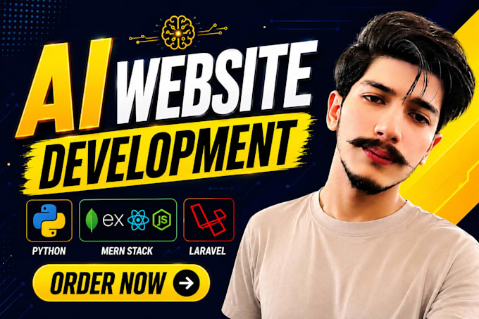 develop ai website, ai chatbot and custom ai web application