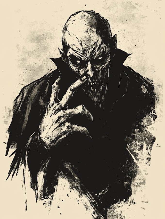do horror character design