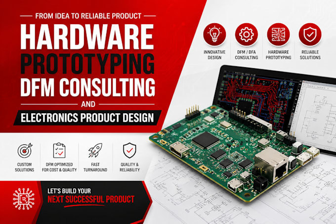 do hardware prototyping dfm consulting and electronics product design