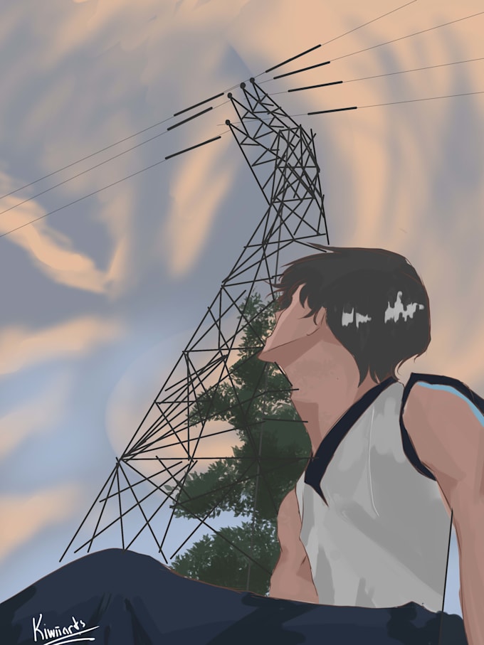 draw anime styled character for your pfp