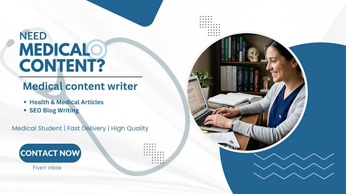 provide medical content writing