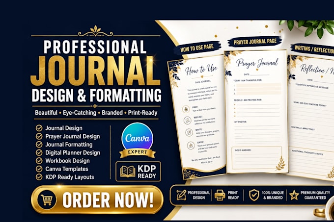 design prayer journal, christian book design, format nonfiction christian ebook,