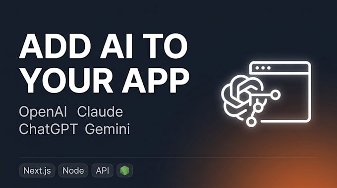integrate chatgpt, openai and claude ai into your app