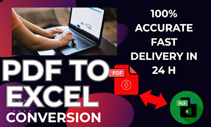 convert pdf to excel with accurate data entry