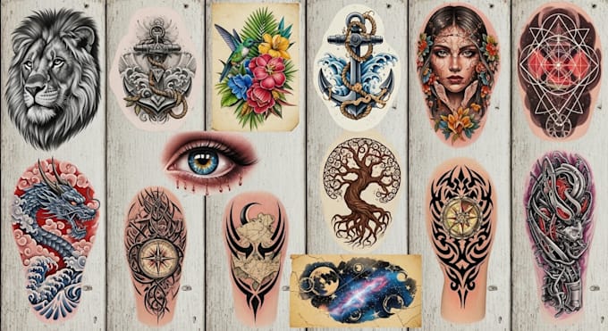 make a realistic realism tattoo design for you