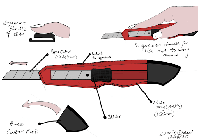 do professional product design sketching