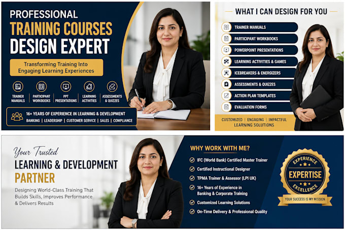 design professional training courses, manuals
