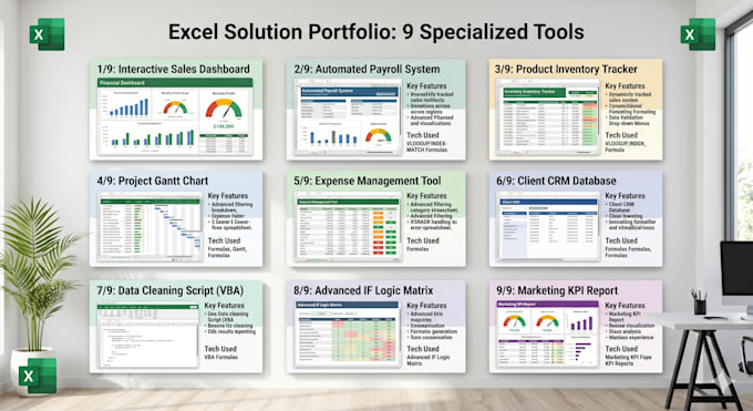 create and fix any excel formula and macros