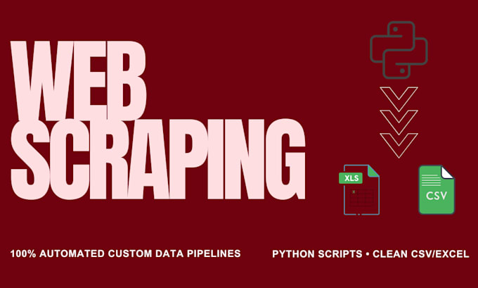 build a custom python web scraper for data extraction