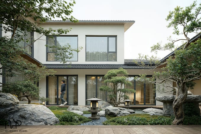 create realistic exterior 3d renders