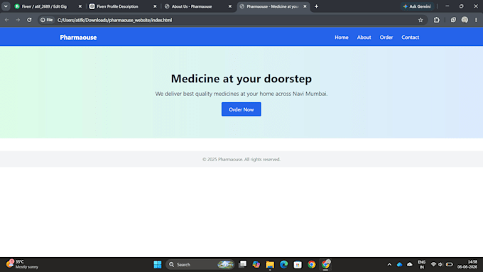 make modern and interactive website
