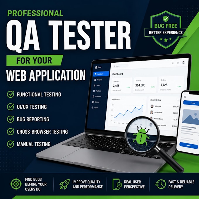 test your web application as a QA tester