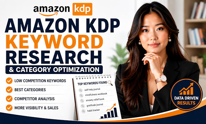 do amazon KDP keyword research and category optimization for your book