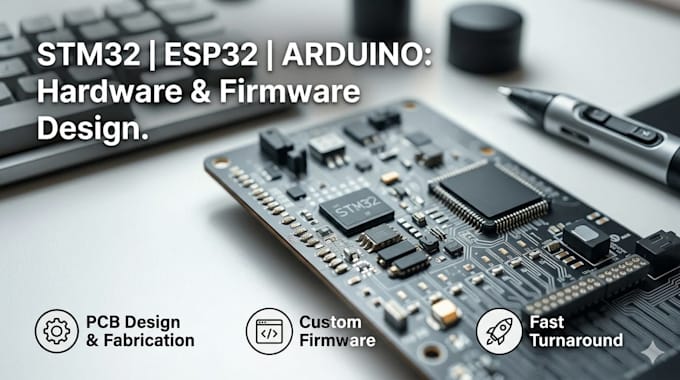 design professional pcb layout and develop firmware