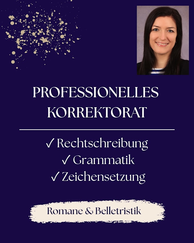 professionally proofread your german novel