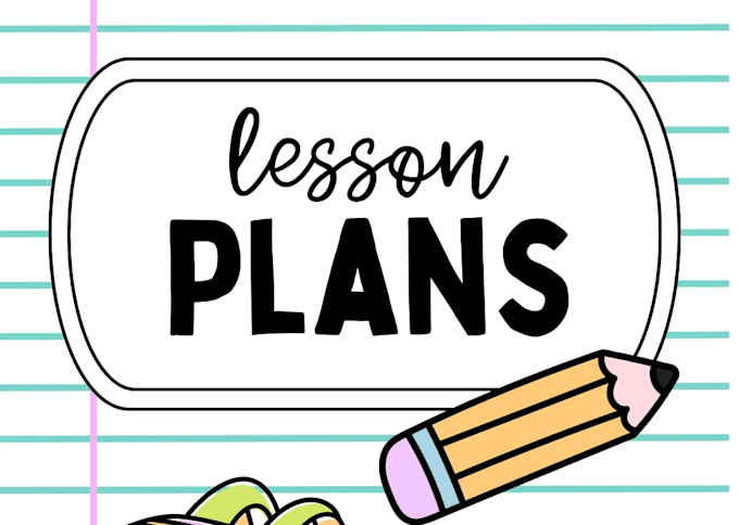 create elementary school lesson plans