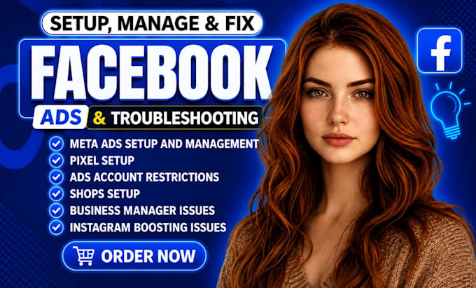 setup and fix meta ads, facebook business manager, and meta pixel