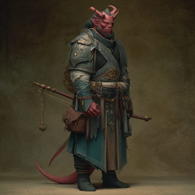 paint epic fantasy character art for tabletop rpgs