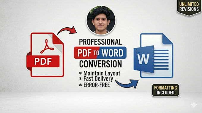 do perfect PDF to word conversion and formatting