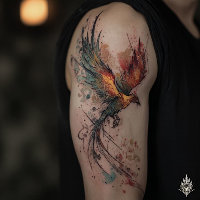 design a modern and minimalist tattoo design