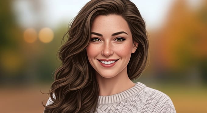 draw awesome illustration with realistic style