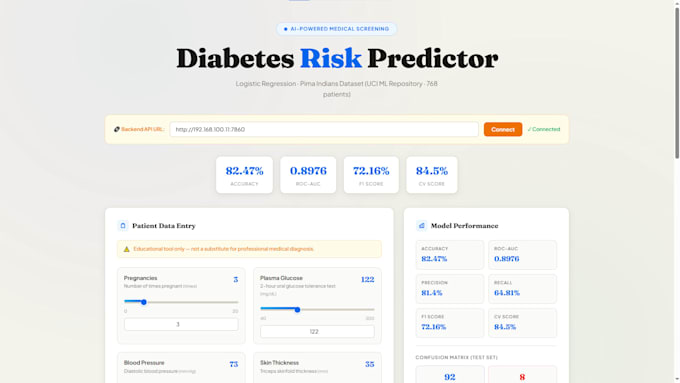 create a machine learning web app with live demo