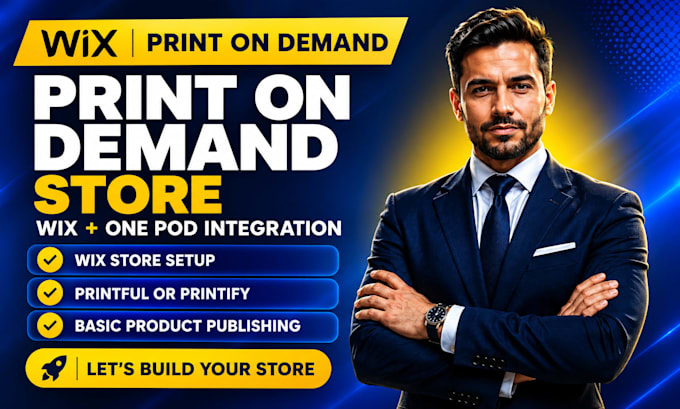 wix print on demand store with printful printify integration order fulfillment