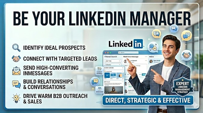 be your linkedin manager
