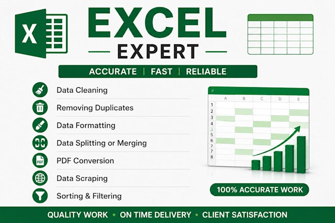 ms excel, excel data cleaning, excel data entry
